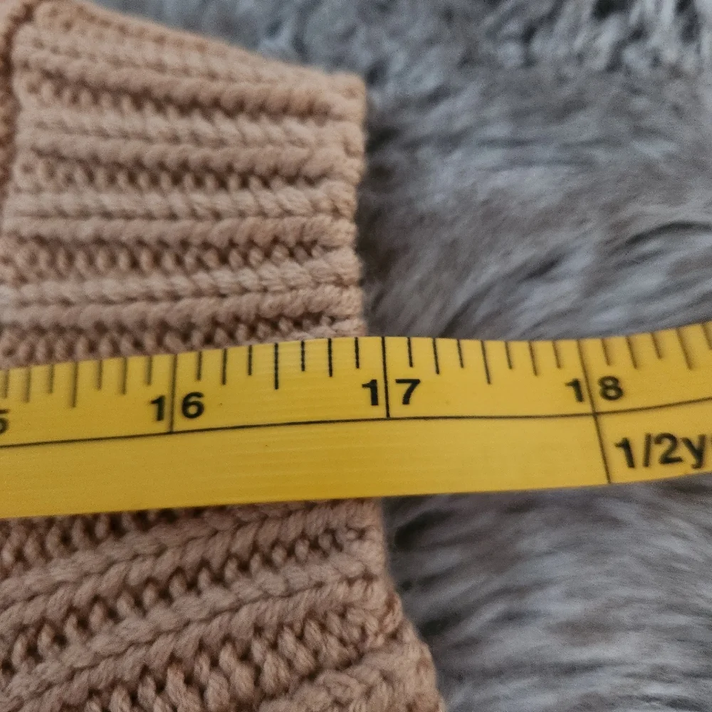 Free People Maisie Oversized Sweatshirt Camel Tangerine Combo Women's Size Small